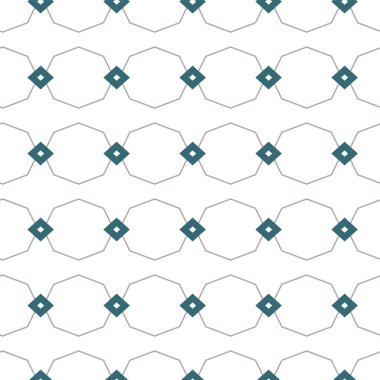 Geometrik süslemeli vektör deseni. Kusursuz tasarım dokusu.
