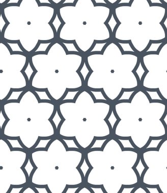 Geometrik süslemeli vektör deseni. Kusursuz tasarım dokusu.