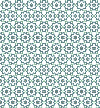 Geometrik süslemeli vektör deseni. Kusursuz tasarım dokusu.
