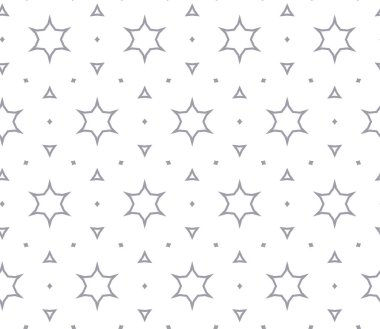 Geometrik süslemeli vektör deseni. Kusursuz tasarım dokusu.