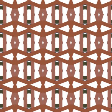 Geometrik süslemeli vektör deseni. Kusursuz tasarım dokusu.