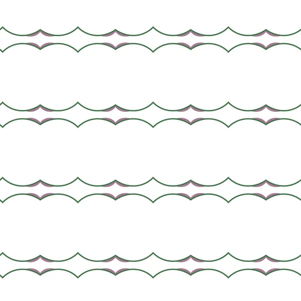 Geometrisches Ornamentales Vektormuster Nahtlose Design Textur — Stockvektor