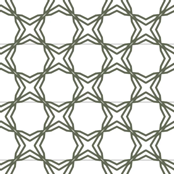 Geometrisches Ornamentales Vektormuster Nahtlose Design Textur — Stockvektor