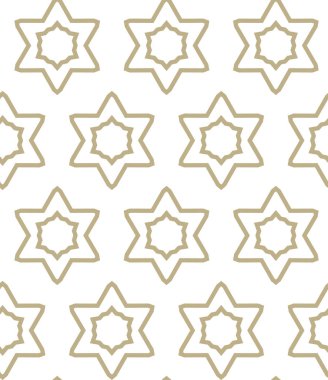 Geometrik süslemeli vektör deseni. Kusursuz tasarım dokusu.