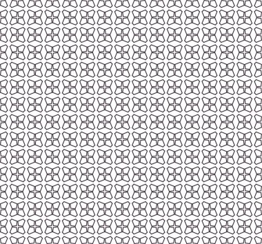 Geometrik süslemeli vektör deseni. Kusursuz tasarım dokusu.