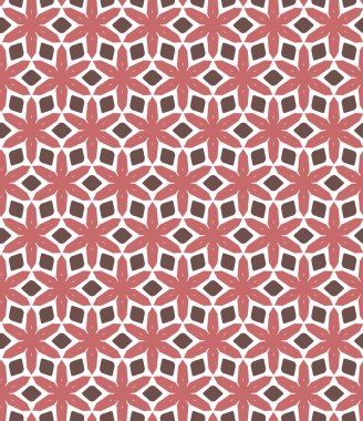 Geometrik süslemeli vektör deseni. Kusursuz tasarım dokusu.