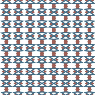 Geometrik süslemeli vektör deseni. Kusursuz tasarım dokusu.