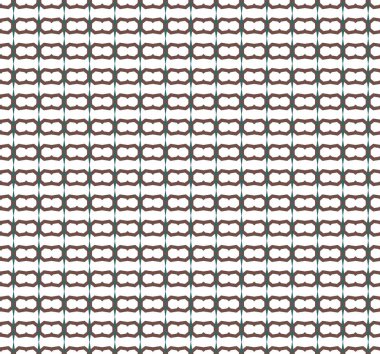 Geometrik süslemeli vektör deseni. Kusursuz tasarım dokusu.