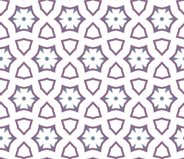 Geometrik süslemeli vektör deseni. Kusursuz tasarım dokusu.
