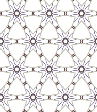 Geometrik süslemeli vektör deseni. Kusursuz tasarım dokusu.