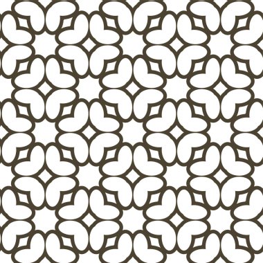 Dikişsiz geometrik süs vektör deseni. Soyut arka plan