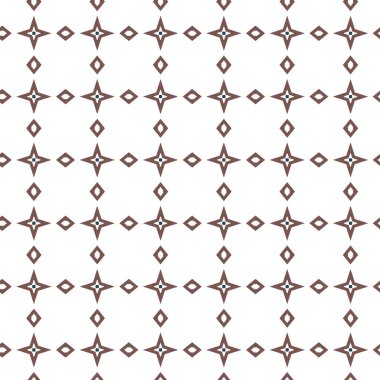 Dikişsiz geometrik süs vektör deseni. Soyut arka plan