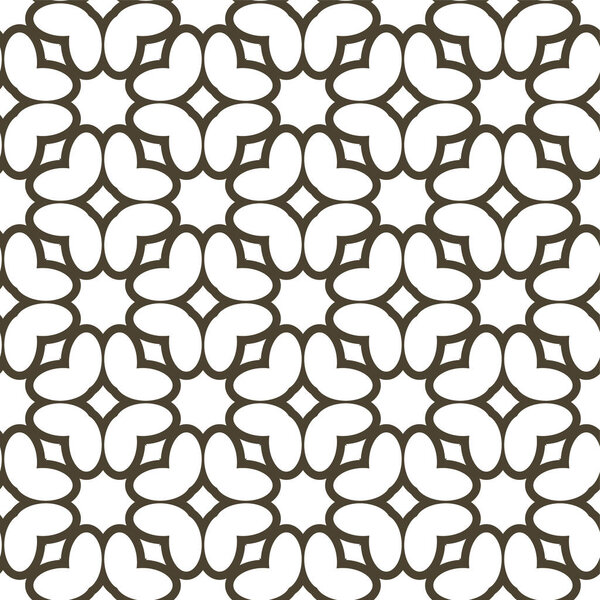 Seamless geometric ornamental vector pattern. Abstract background