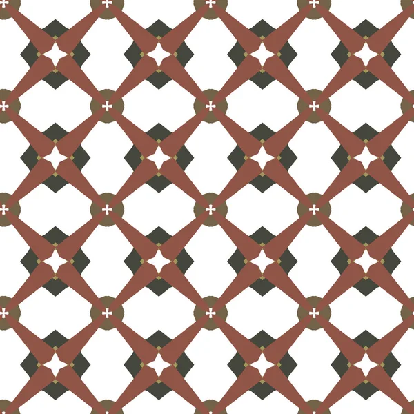 Nahtlose Geometrische Ornamentale Vektormuster Abstrakter Hintergrund — Stockvektor