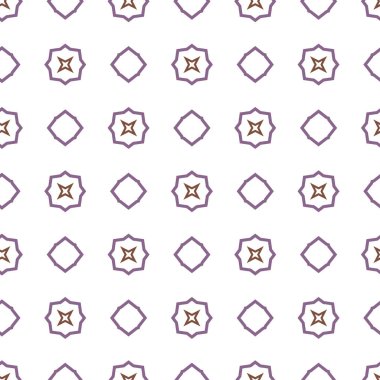 geometrik süsleme biçiminde kusursuz vektör deseni