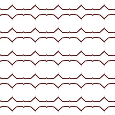 geometrik süsleme biçiminde kusursuz vektör deseni