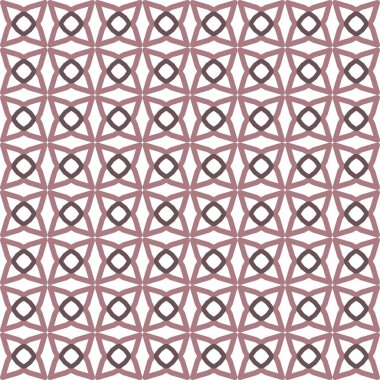 geometrik süsleme biçiminde kusursuz vektör deseni