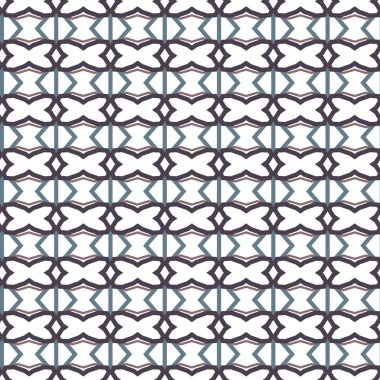 geometrik süsleme biçiminde kusursuz vektör deseni