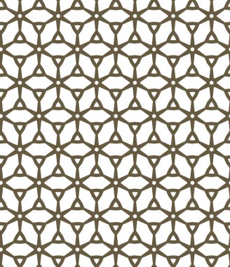 geometrik süsleme biçiminde kusursuz vektör deseni