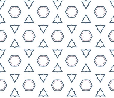 Geometrik süs tarzında soyut arkaplan dokusu. Kusursuz tasarım.