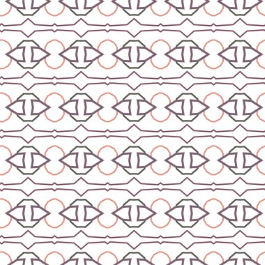 Kusursuz Vektör Deseni. Geometrik Süsleme Biçiminde Arkaplan DokusuName.