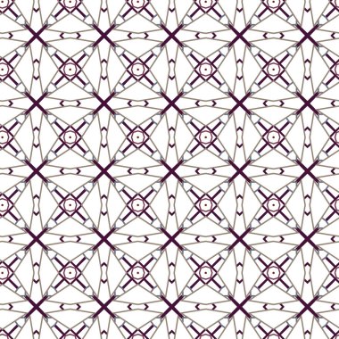 Geometrik süslemeli vektör deseni. Kusursuz tasarım dokusu.