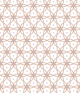 Geometrik süslemeli vektör deseni. Kusursuz tasarım dokusu.