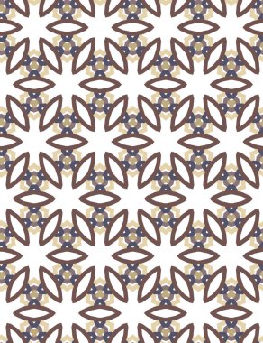 Geometrik süslemeli vektör deseni. Kusursuz tasarım dokusu.