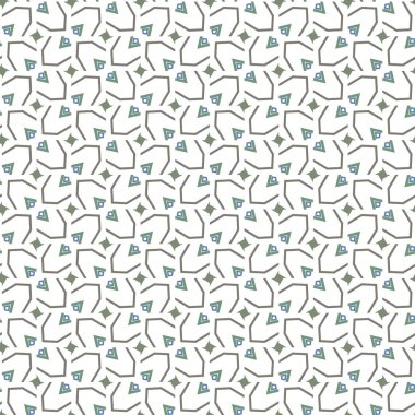 Dikişsiz geometrik süs vektör deseni. Soyut arka plan