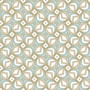 geometrik süsleme biçiminde kusursuz vektör deseni