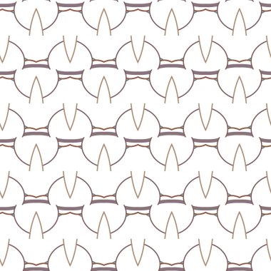 geometrik süsleme biçiminde kusursuz vektör deseni