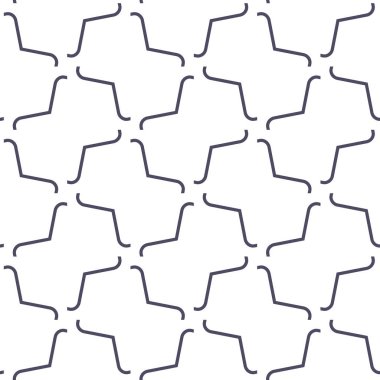 Kusursuz Vektör Deseni. Geometrik Süsleme Biçiminde Arkaplan DokusuName.