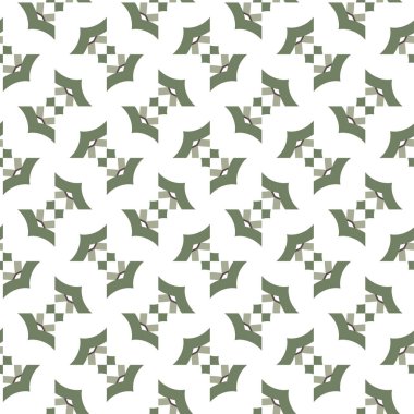 Kusursuz Vektör Deseni. Geometrik Süsleme Biçiminde Arkaplan DokusuName.