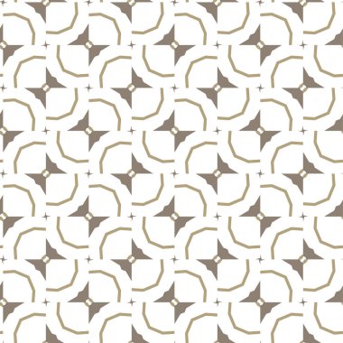 Dikişsiz geometrik süs vektör deseni. Soyut arka plan