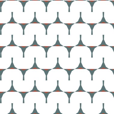 geometrik süsleme biçiminde kusursuz vektör deseni