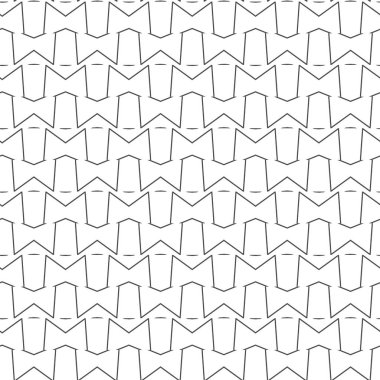 geometrik süsleme biçiminde kusursuz vektör deseni