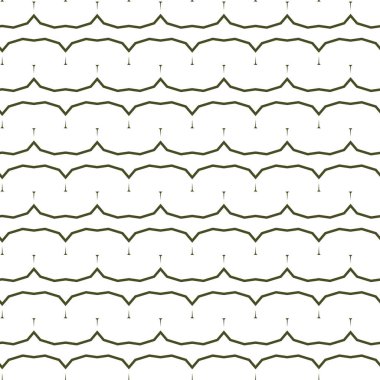 geometrik süsleme biçiminde kusursuz vektör deseni
