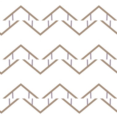 geometrik süsleme biçiminde kusursuz vektör deseni