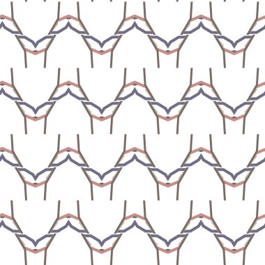 Kusursuz Vektör Deseni. Geometrik Süsleme Biçiminde Arkaplan DokusuName.
