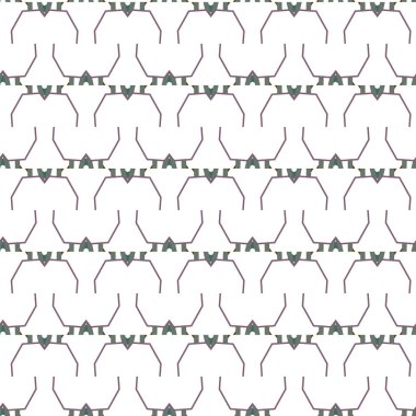 Kusursuz Vektör Deseni. Geometrik Süsleme Biçiminde Arkaplan DokusuName.