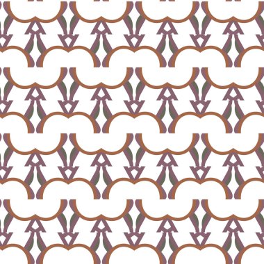 Kusursuz Vektör Deseni. Geometrik Süsleme Biçiminde Arkaplan DokusuName.