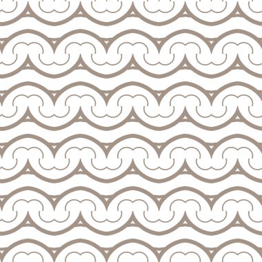 Kusursuz Vektör Deseni. Geometrik Süsleme Biçiminde Arkaplan DokusuName.