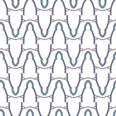 geometrik süsleme biçiminde kusursuz vektör deseni