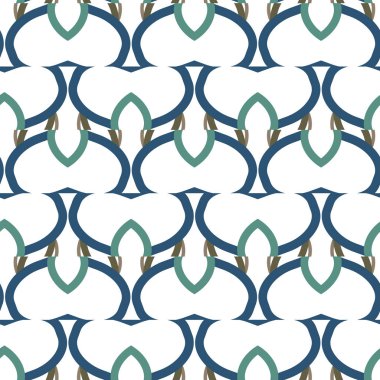 Kusursuz Vektör Deseni. Geometrik Süsleme Biçiminde Arkaplan DokusuName.