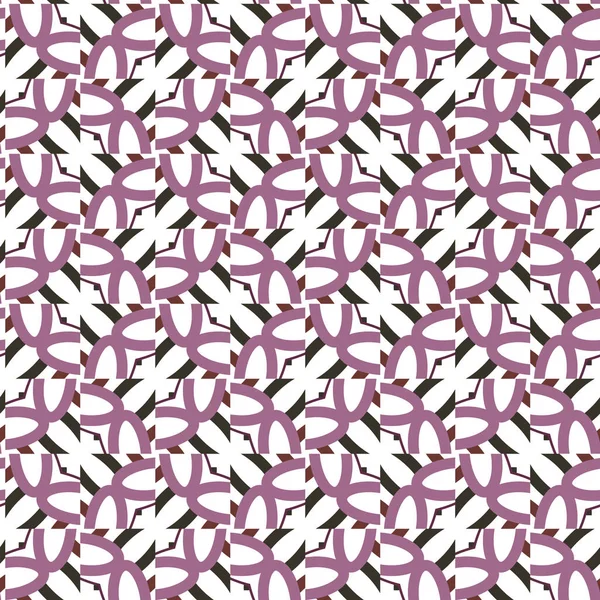 Motif Vectoriel Sans Couture Dans Style Ornemental Géométrique — Image vectorielle