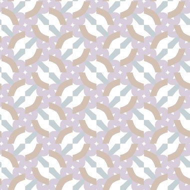 Dikişsiz geometrik süs vektör deseni. Soyut arka plan