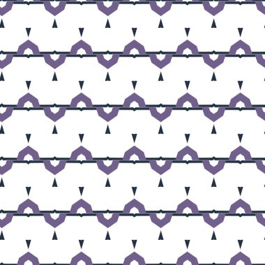 Dikişsiz geometrik süs vektör deseni. Soyut arka plan