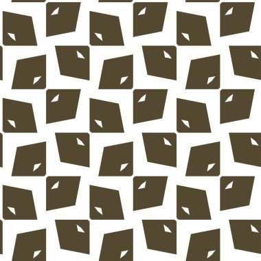 Dikişsiz geometrik süs vektör deseni. Soyut arka plan