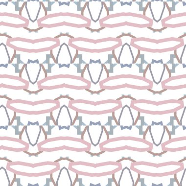 Geometrik süslemeli vektör deseni. Kusursuz tasarım dokusu.