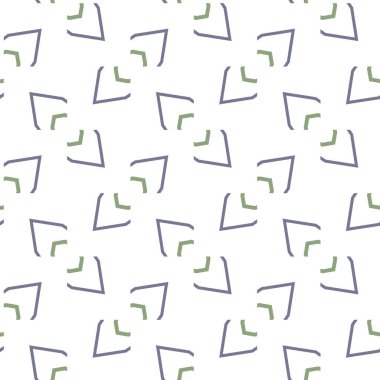 Geometrik süslemeli vektör deseni. Kusursuz tasarım dokusu.